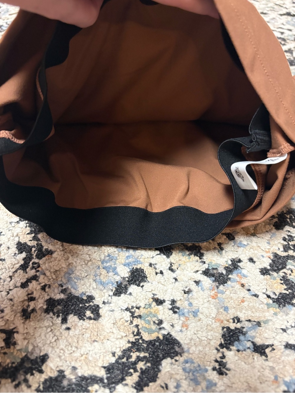 SHE Darc Sport Brown Cropped Workout Top. Size Small. BNWT - Picture 2 of 5